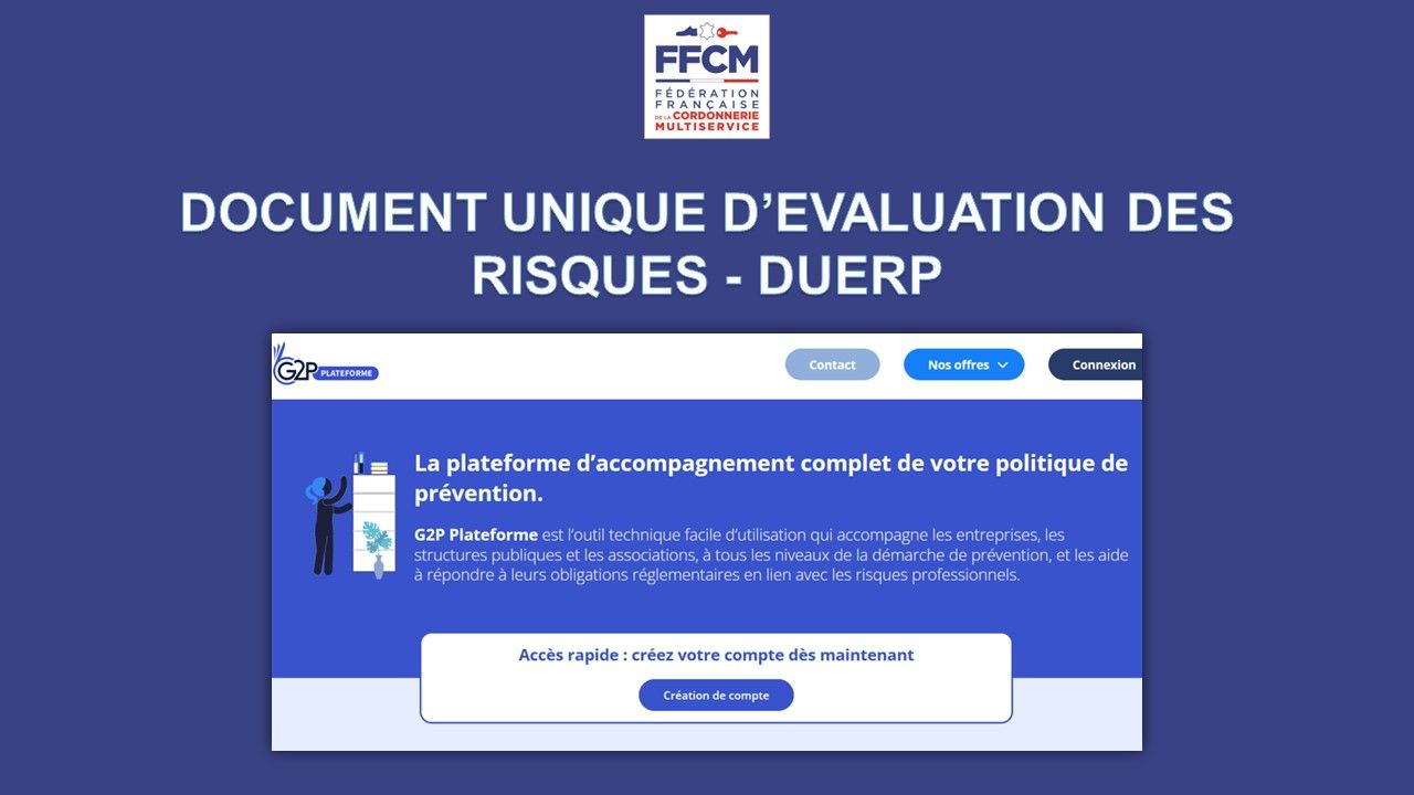 FFCM - G2P - DOCUMENT EVALUATION UNIQUE DUERP