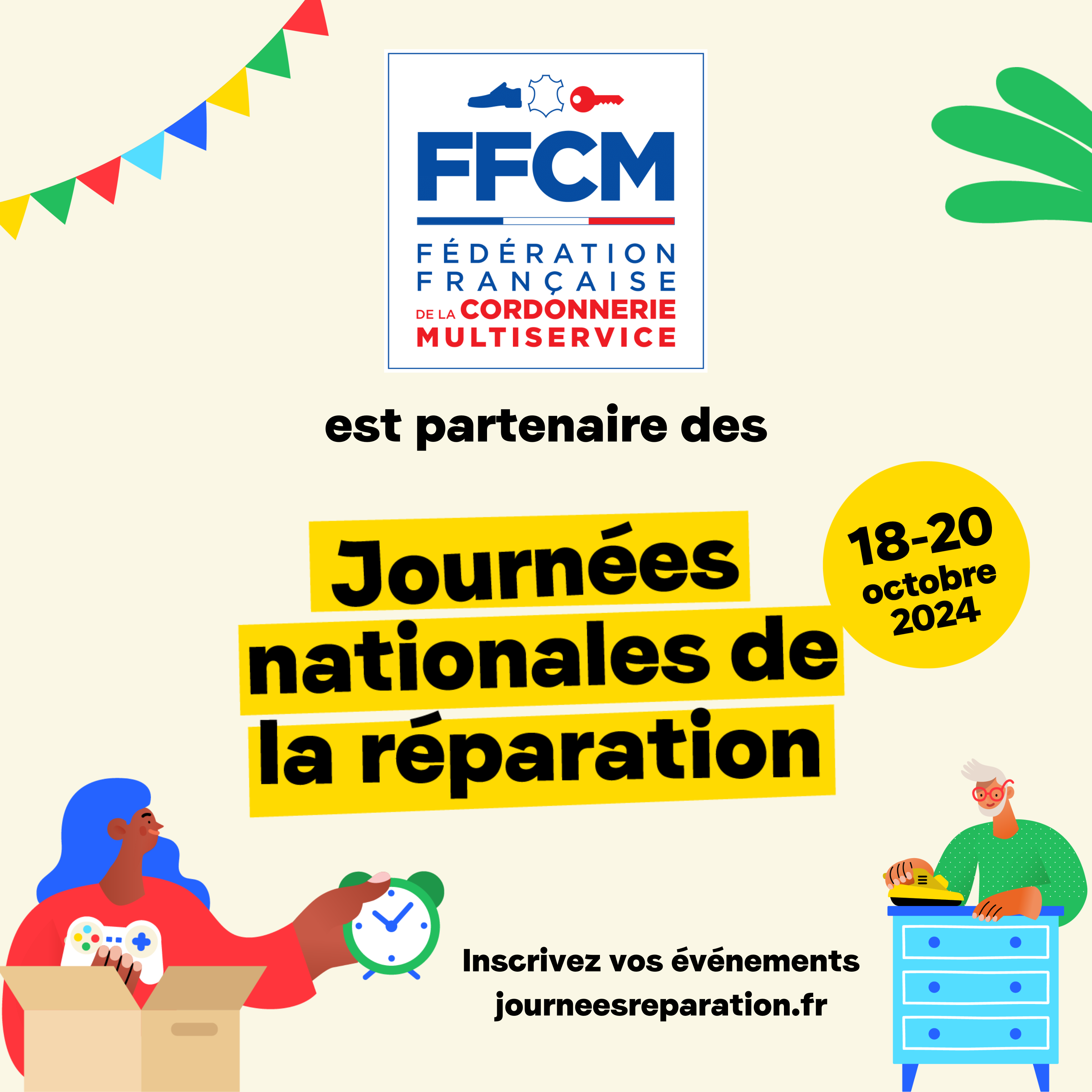 Journées Nationales de la Réparation - FFCM - cordonnier multiservice