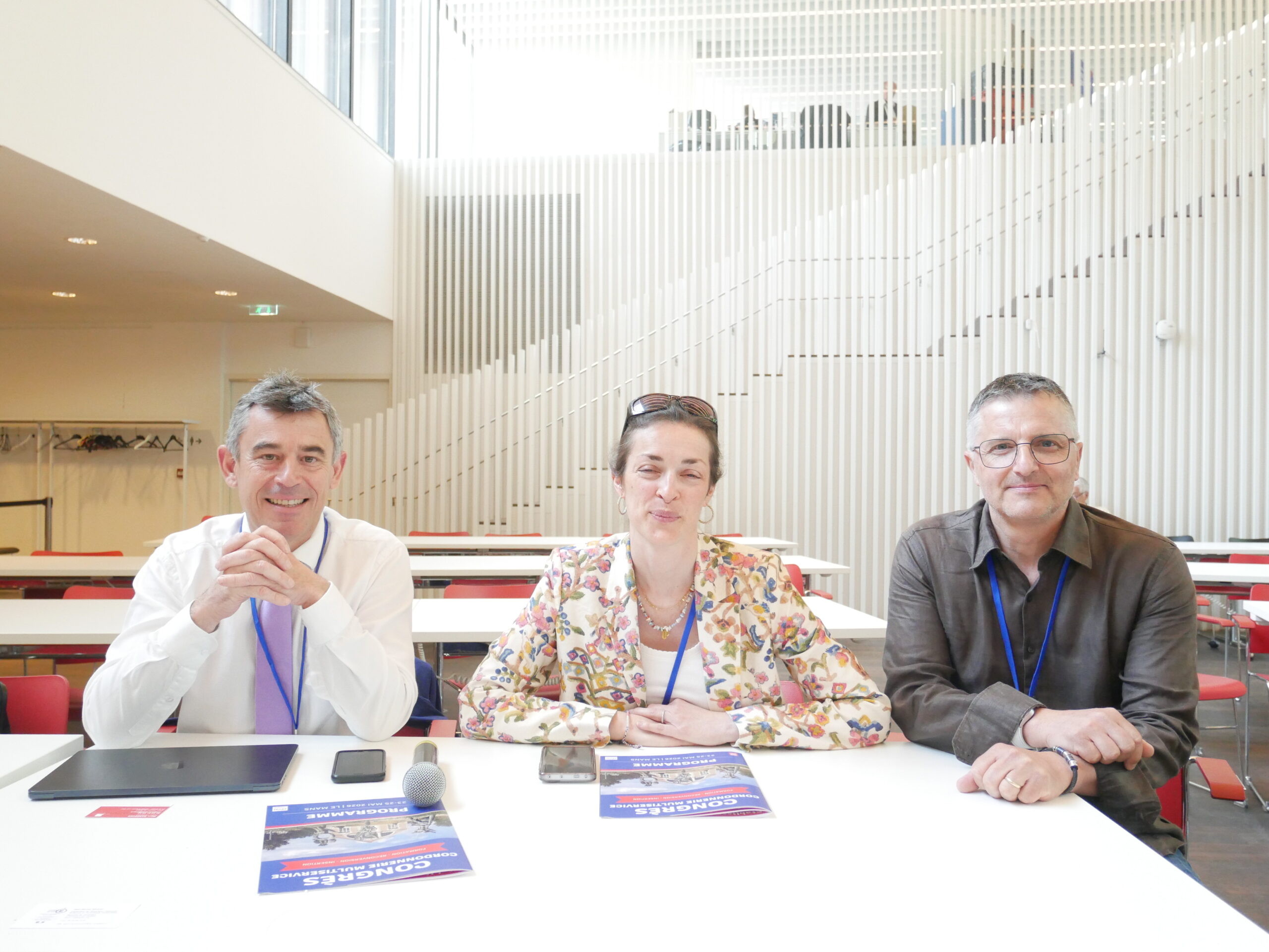 Jean-Michel Braud, Inspecteur académique de l'Education Nationale ; Sandy Hochedez - EREA de Garches ; Marc Banègues, Responsable Formation FFCM