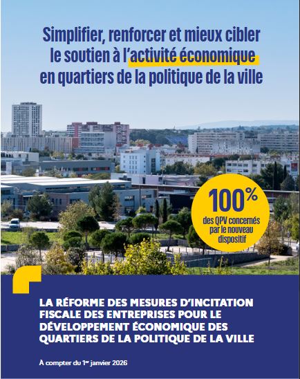 Réforme QPV 2026 : Une opportunité fiscale majeure pour les cordonneries et artisans en quartiers prioritaires