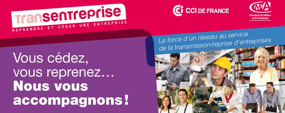 Transentreprise est la plateforme nationale des Chambres de Commerce et d’Industrie (CCI) et Chambres de Métiers et de l’Artisanat (CMA)