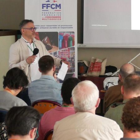 Assemblée Générale de la Fédération Française de la Cordonnerie Multiservice (FFCM) - Thierry Bodereau - SRIC - Séverine Bourlier - Danielle Descaves -Jean-Pierre Verneau - Marc Banègues - Danielle Descaves - Francis Duquesne