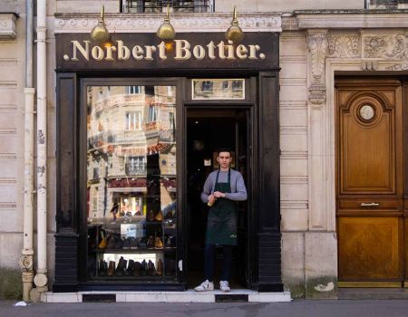 Norbert Bottier, une cordonnerie et une marque